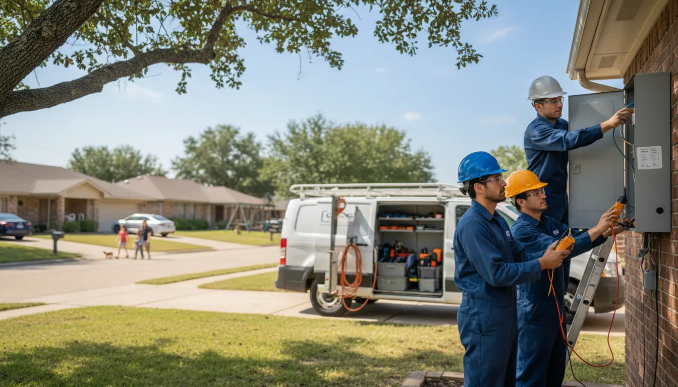 Certified electrician providing emergency electrical services in Ralston, NE